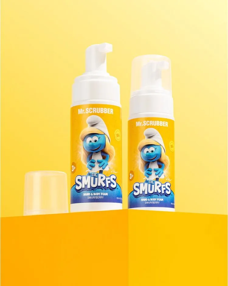 Піна для рук та тіла The Smurfs Smurfberry Mr.SCRUBBER, 150 мл - Зображення 2