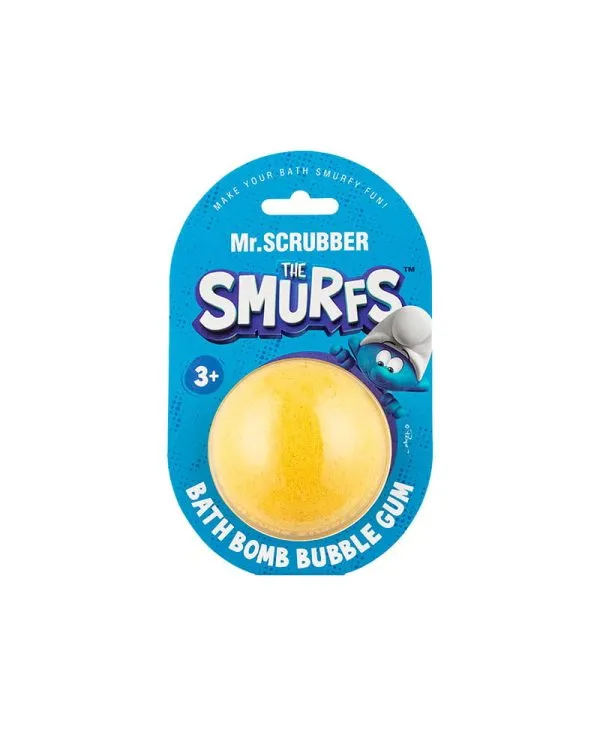 Бомбочка для ванни The Smurfs Bubble Gum Mr.SCRUBBER, 170 г
