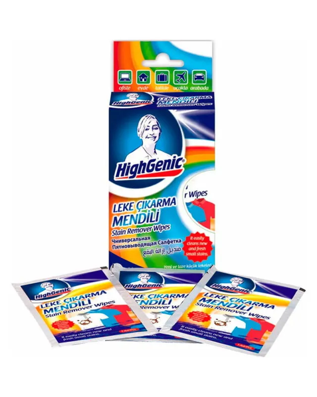 серветки для видалення плям HighGenic