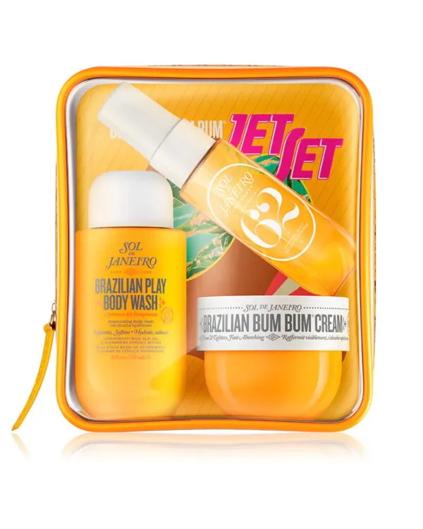 Подарунковий дорожній набір для тіла Sol de Janeiro Brazilian Bum Bum Jet Set (3 засоби)
