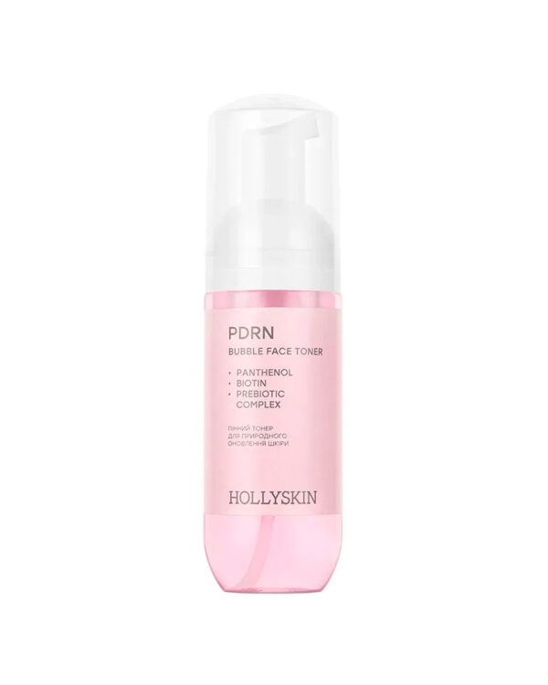 Пінний тонер HOLLYSKIN SALMON DNA PDRN для природного оновлення шкіри 150мл