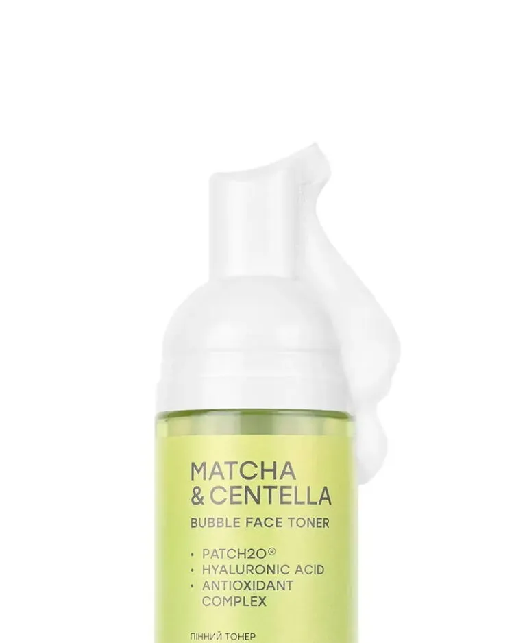 Пінний тонер HOLLYSKIN Matcha & Centella для обличчя 150мл - Зображення 2
