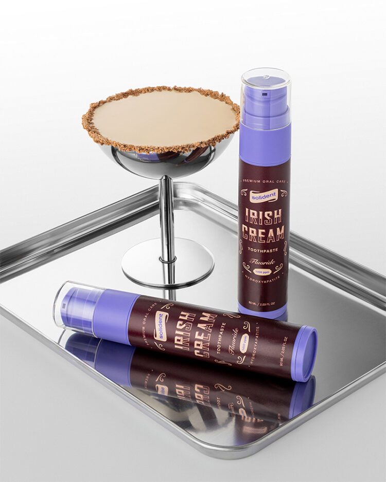 Зубна паста з фтором Solident Irish Cream Liqueur 1450 ppm 75ml - Зображення 2