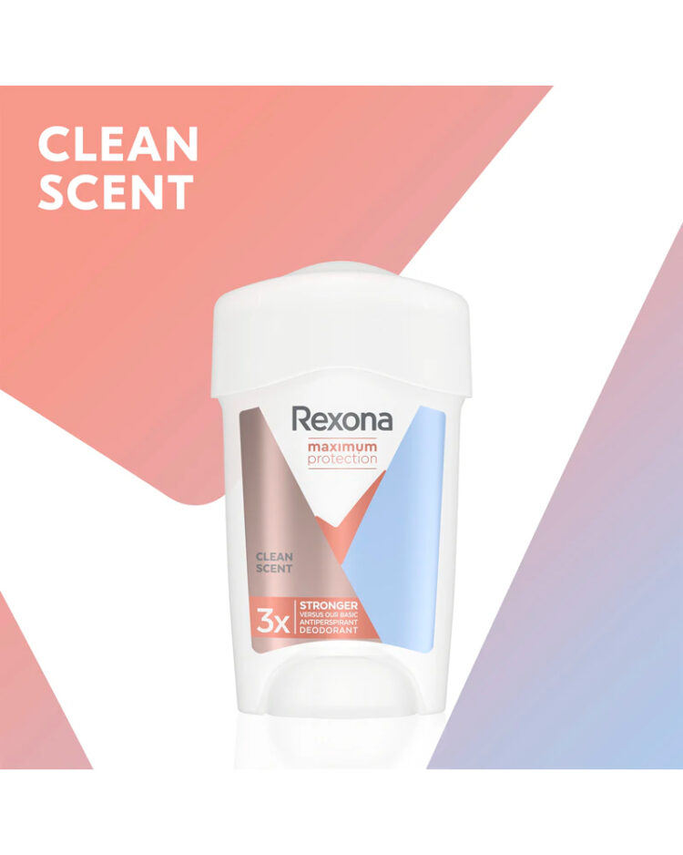 Крем-антиперспірант Rexona Maximum Protection Clean Scent 45ml - Зображення 2