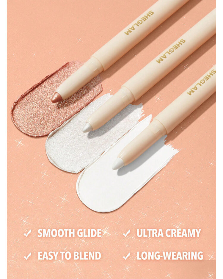 Білий олівець для очей Sheglam Big N' Bright Eye Pencil (White) - Зображення 4