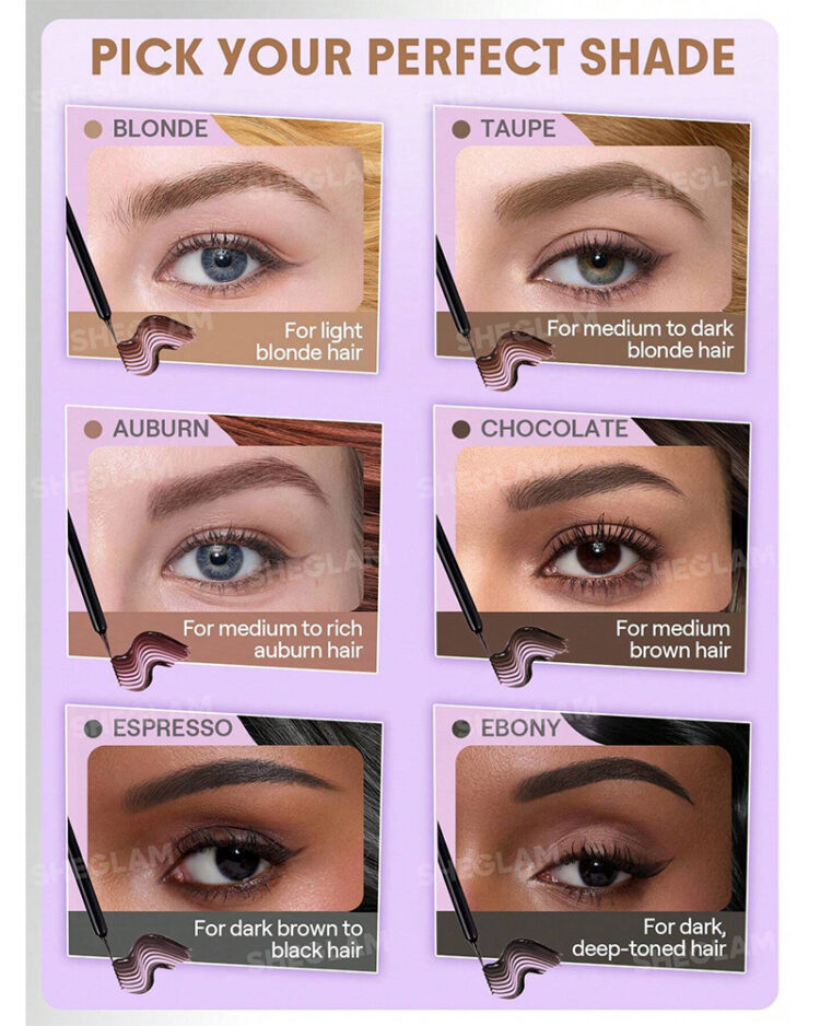 Тінт-плівка для брів Sheglam Tint Lock Tattoo Brow Tint - Зображення 3