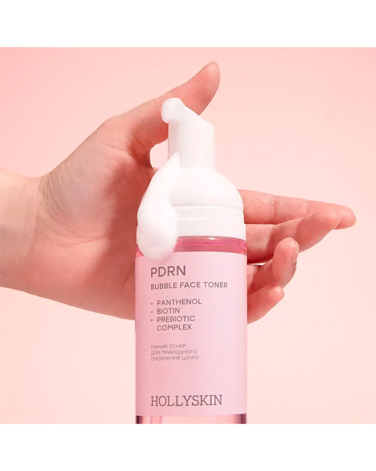 Пінний тонер HOLLYSKIN SALMON DNA PDRN для природного оновлення шкіри 150мл - Зображення 2