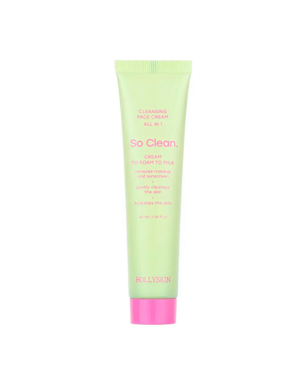 Крем для щоденного очищення обличчя HOLLYSKIN So Clean (Камелія та Рис)