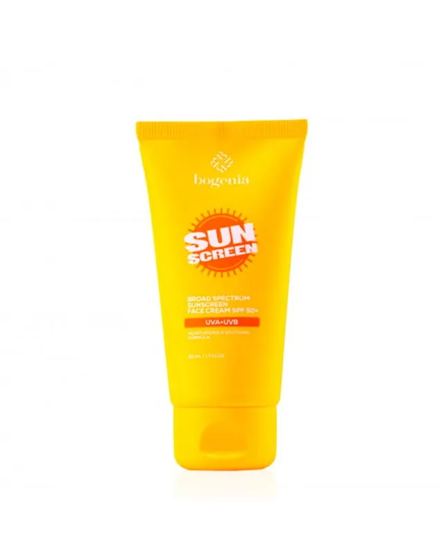 Сонцезахисний крем для обличчя Bogenia Sunscreen Face Cream SPF50+ (BG463)