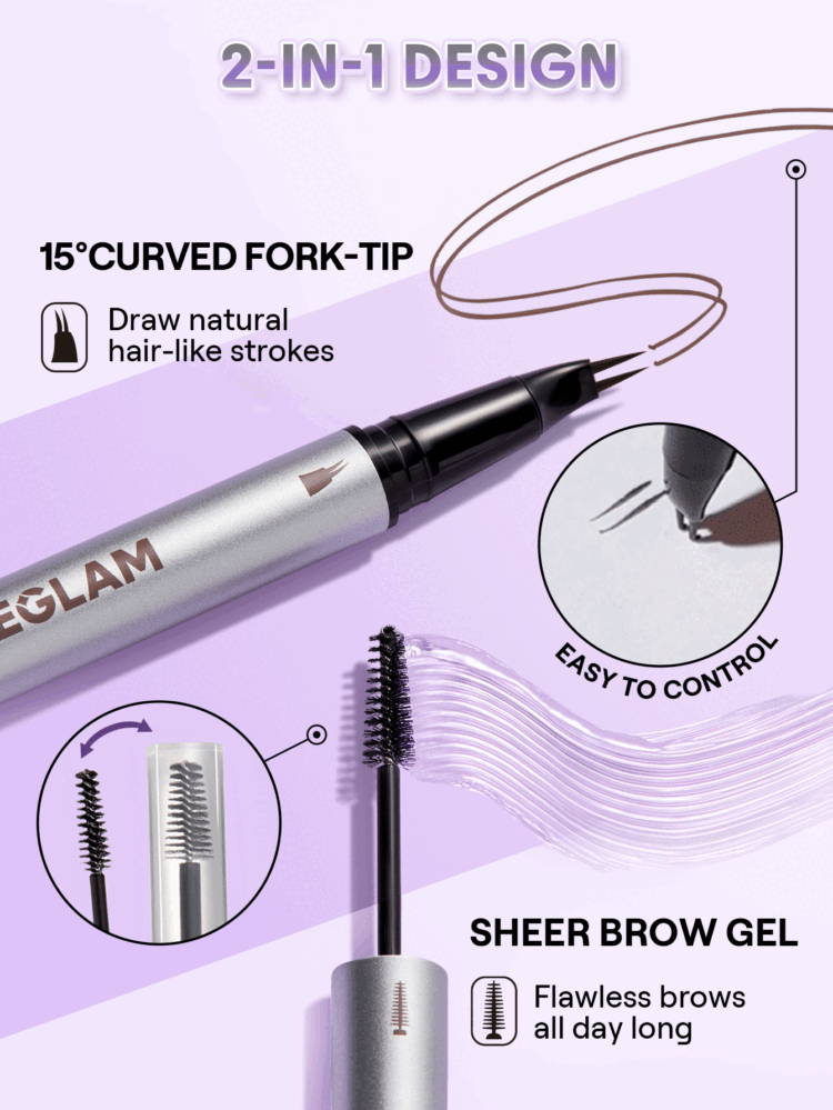 Маркер для брів з ефектом ламінування SHEGLAM Real Flow Laminating Brow Pen - Зображення 3