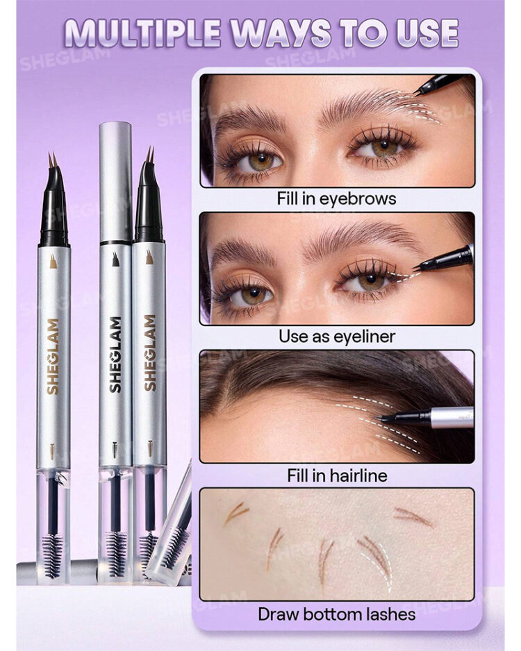 Маркер для брів з ефектом ламінування SHEGLAM Real Flow Laminating Brow Pen - Зображення 4