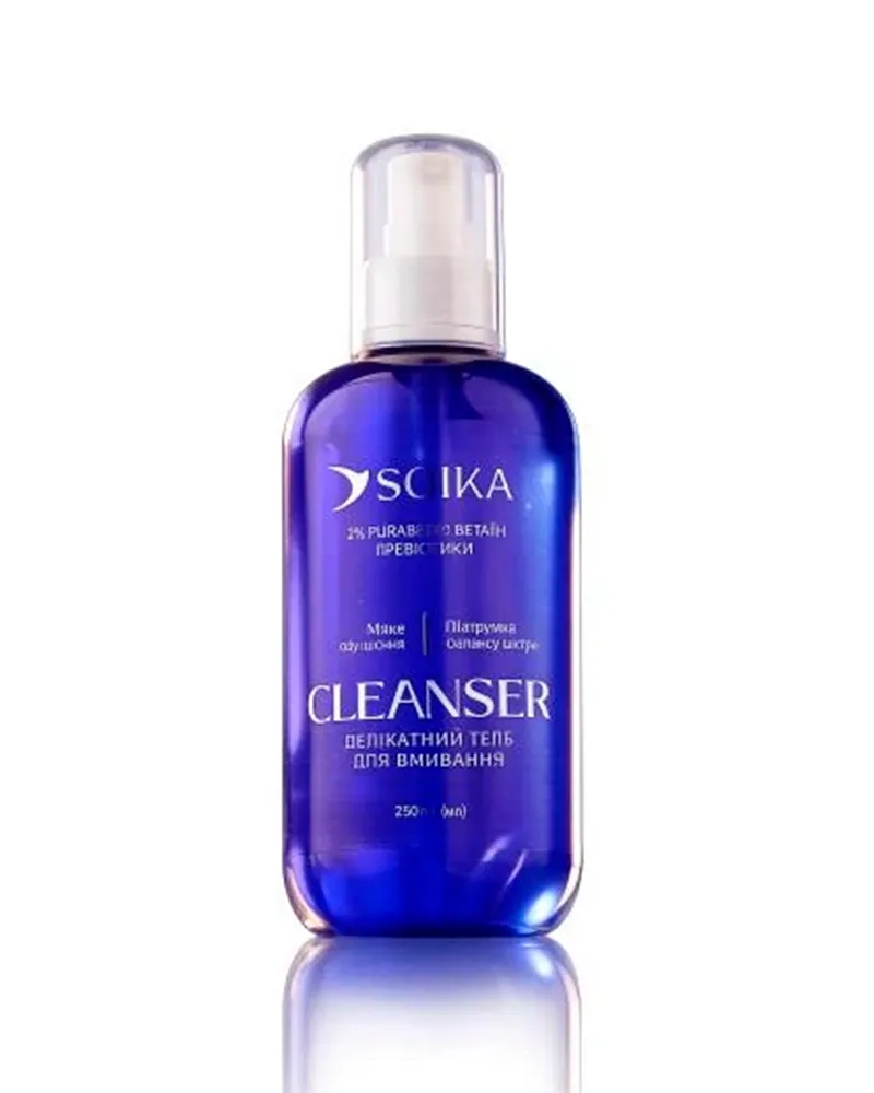 Гель для вмивання обличчя делікатний Soika CLEANSER 250 мл
