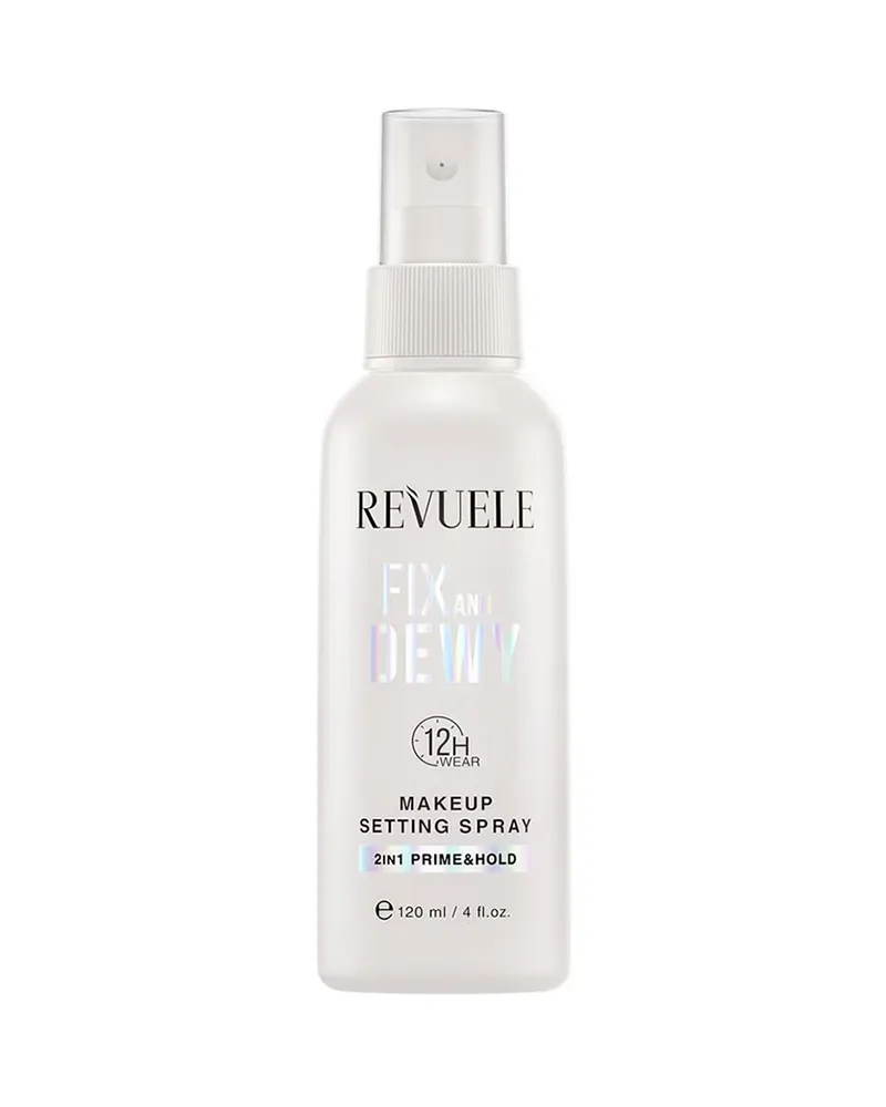 Спрей-фіксатор для макіяжу Revuele Fix & Dewy з ефектом сяяння 120 мл