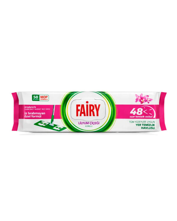 Вологі серветки для підлоги Fairy Power 50 шт