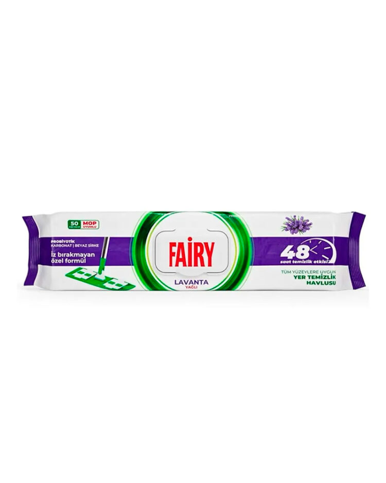 Вологі серветки для підлоги Fairy Power 50 шт - Зображення 3