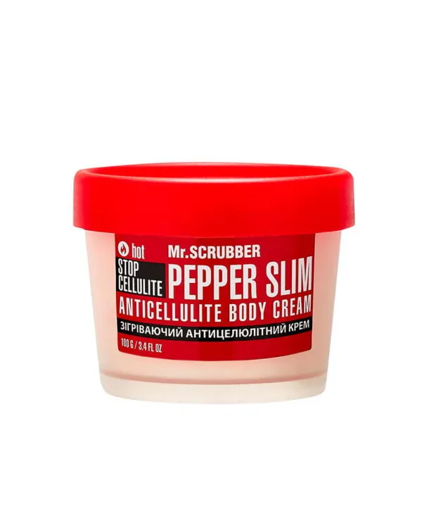 Зігрівальний антицелюлітний крем для тіла Stop Cellulite Pepper Slim Mr.SCRUBBER 200 мл