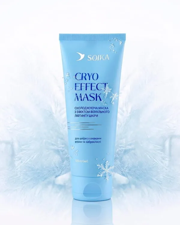 Охолоджувальна маска для обличчя з ліфтинг-ефектом SOIKA CRYO EFFECT MASK 200 мл