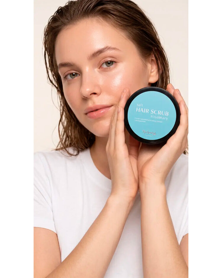 Сольовий скраб для шкіри голови Top Beauty з розмарином і ментолом 250 мл - Зображення 3