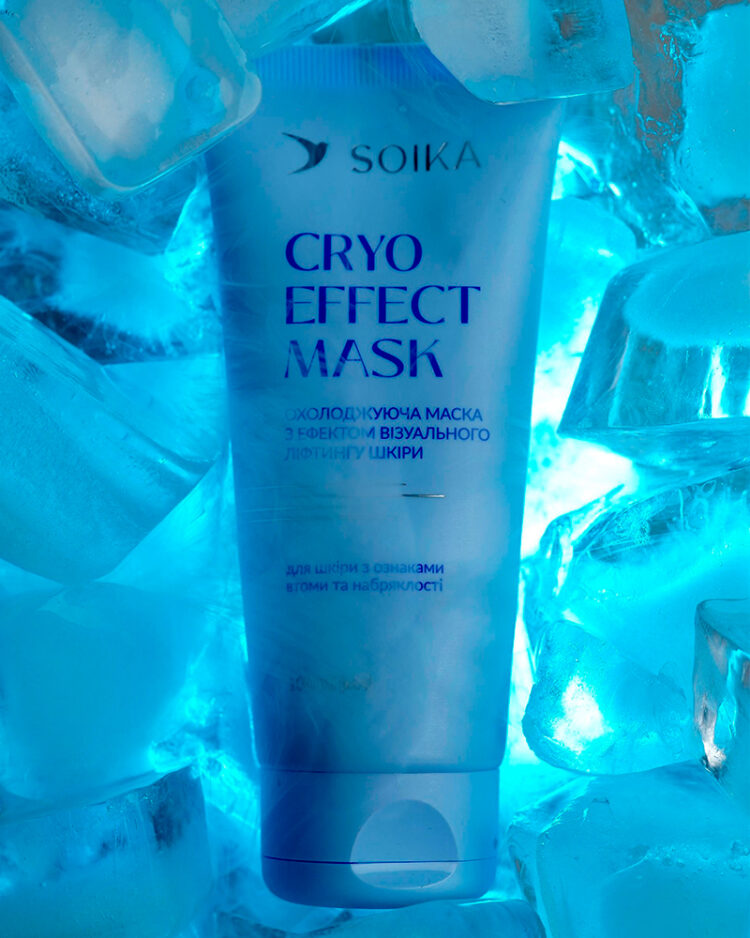 Охолоджувальна маска для обличчя з ліфтинг-ефектом SOIKA CRYO EFFECT MASK 200 мл - Зображення 2