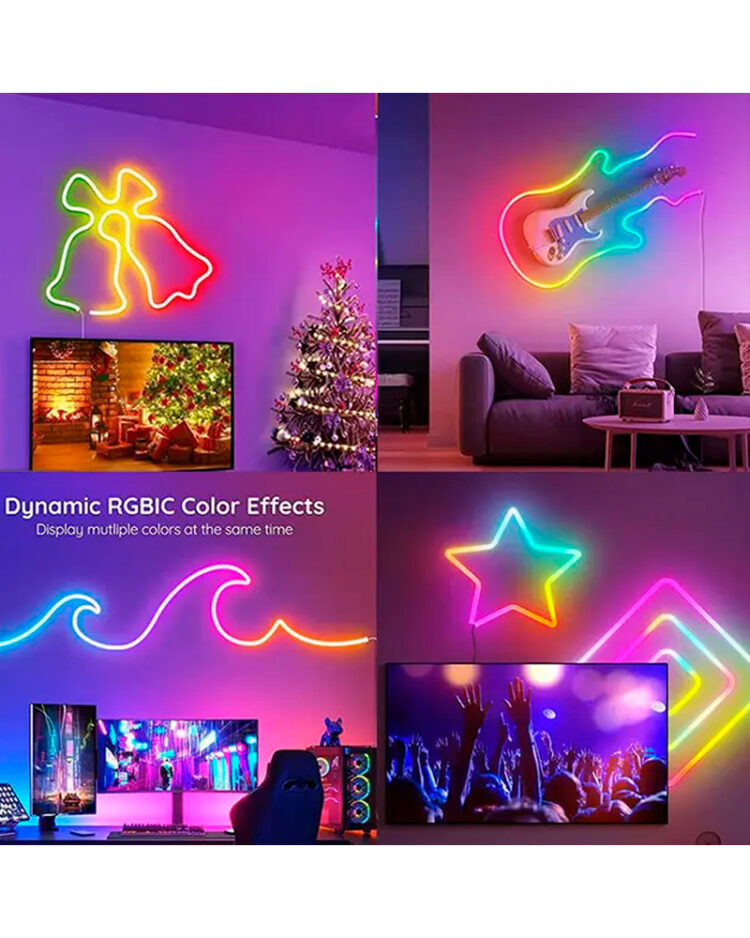 Світлодіодна неонова USB LED стрічка 10 м - Зображення 2